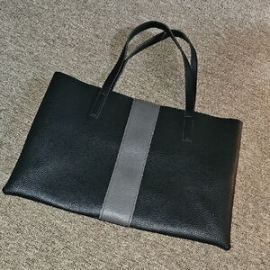 Black and Gray Tote Bag